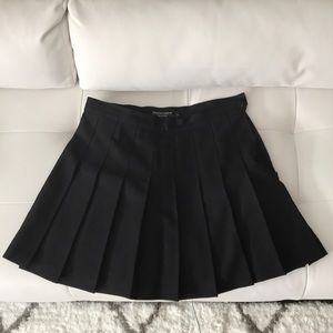 American apparel tennis skirt black